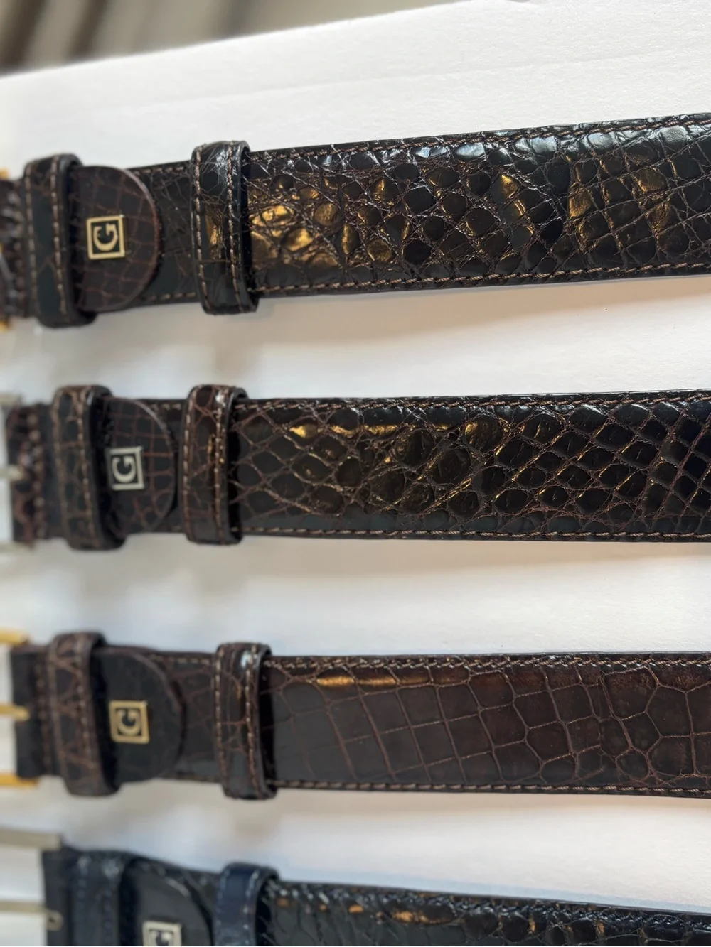 Giorgio’s Palm Beach (5) Men’s New Crocodile Belts